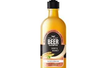 Park Avenue Beer shampoo for Shiny & Bouncy Hair (650ml) | Paraben Free | For Dull & Lifeless Hair | Crafted with Natural Beer