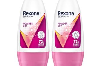 Rexona Powder Dry Underarm Roll-On Deodorant for Women | 72H Odour Protection | 50ML (Combo pack of 2)