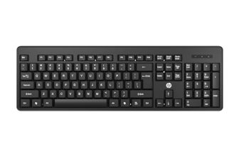 HP K160 Wireless Keyboard/Quick Comfy accurate/12 Fn Shortcut Keys/Plug and Play USB/ 3 Years Warranty