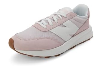 New Balance Unisex 370 Casual Shoe, Pink, 10.5