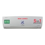 Lloyd 1 Ton 5 Star Inverter Split AC (5 in 1 Convertible, Cools Up To 52°C, Smart 4 Way Air Swing, Turbo Cool, Installation Check, 100% Copper, White, GLS12I5FWBEV)