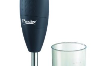 Prestige PHB 5.0 200 Watt 2 Speed Hand Blender with Blending Jar – Black