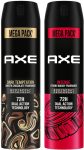 AXE Dark Temptation & Intense Deodorant Spray  –  For Men(430 ml, Pack of 2)