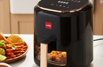 Cello Smart Pro Digital Display & Touch Control Panel, Uses up to 90% Less Fat 1400 W Air Fryer(4.5 L)