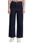 Tokyo Talkies Women’s High-Rise Flared Stretchable Jeans | Sleek, Comfortable & Versatile | Perfect for Casual & Chic Outfits | Jeans for Women Indigo