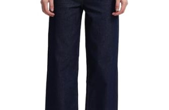 Tokyo Talkies Women’s High-Rise Flared Stretchable Jeans | Sleek, Comfortable & Versatile | Perfect for Casual & Chic Outfits | Jeans for Women Indigo