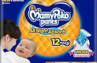 Mamypoko pants All night absorb| Pant Style Baby Diapers Small Size(S), 112 Count, Ideal for upto 5Kgs|1 Diaper= Upto All night Absorption|Wider Crisscross Sheet|Gentle Coco Care| 12hr Leakage Protection| Prevents Heaviness (Pack of 2)