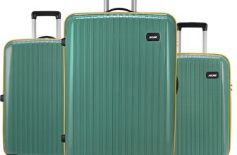 ALFA Excel Set of 3 (Small 55cm Medium 65cm Large 75cm) Suitcase Cabin & Check-in Set 8 Wheels – 30 Inch