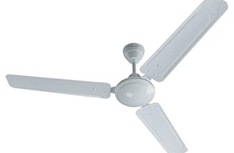 Bajaj Frore 1200 MM (48″) Stars Rated Ceiling Fans for Home | BEE 1 star Rated Energy Efficient Ceiling Fan | Rust Free Coating for Long Life | High Air Delivery | 2-Yr Warranty 【White】