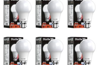 Sturlite Helo 10W LED Bulb| German Quality Certified With Advance CRI Technology| 15000 Hrs Rated Life and 900 Lumens Brightness| BIS and BEE Approved| B22 Base Energy Efficient Lighting – (Pack of 6)