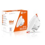 Orient Electric Polycarbonate 9W Led GU24 Downlight | 765 Lumens | Energy Saving | Up to 4 Kv Surge Protection | Suited for 3-Inch Junction Box| Cool White | Bis Certified | Made in India | Pack of 1
