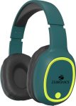 ZEBRONICS Zeb- Thunder, With 60H Backup, BT v5.3, Gaming Mode, ENC, AUX, mSD, Dual Pairing Bluetooth & Wired(Teal Green, On the Ear)