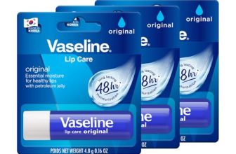 Vaseline Lip Care Cherry Blush Tinted Lip Balm Stick 4.8g (Pack of 3)