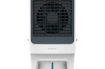 Cadlec StormAir 100L Desert Air Cooler, High Speed Fan with Powerful Air Throw, Inverter Compatible, Anti-Bacteria Honeycomb Pad, Ice Chamber with Glass Top, 3 Year Warranty | White