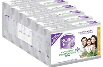 Boroplus Antiseptic And Moisturising Bathing Soap With Neem, Eucalyptus And Honey | 99.9% Germ And Virus Protection | For Smooth, Soft & Nourished Skin, 125G (Pack Of 6)