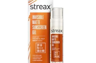 Streax Invisible Matte Gel Sunscreen SPF 50 PA+++, 50g