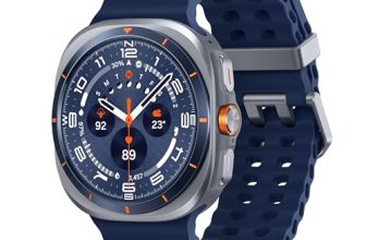 Samsung Galaxy Watch Ultra 2025 (47mm, LTE, Titanium Blue)| Upto 100h Battery| 3nm Processor| Dual GPS| Quick Button/Siren| Sapphire Glass| 10ATM and IP68| BP and ECG Monitor| Energy Score and Ages