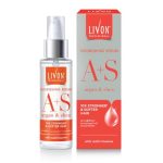 Livon Professional Nourishing Serum for Women & Men | With Argan, Shea & Multivitamins | For Softer, Stronger & Frizz-free Hair | No Paraben, Sulphate or Mineral Oil | All Hair Types | 100ml