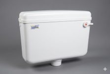 KAROMA KP002 Single Flush Tank(White, OFF WHITE (IVORY) 8 L)