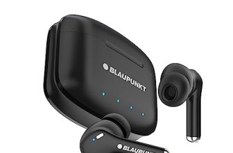 Blaupunkt Newly Launched Btw100 Xtreme Truly Wireless Bluetooth Earbuds I 99H Playtime* I Quad Mic I Crispr Enc Tech I Gaming Mode I Turbovolt Charging I Bt Version 5.3 (Black),in-Ear