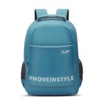 Skybags Dune Backpack | 25 Litre | Premium Diamond pattern fabric | Upto 17 inch Laptop Portection | 02 Compartment | For Office and Casual Unisex Men Women Boys Girls | Teal
