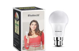 Goldmedal WOW 9W B22 Base LED Bulb For Home & Office | 230 Degree Light Coverage | 4kV Surge Protection | High Voltage Protection | Energy Efficient | Warm White (3000K)