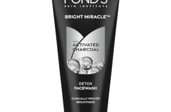 POND’S Pure Detox Face Wash 200 g|| Daily Exfoliating & Brightening Cleanser|| Deep Cleans Oily Skin – With Activated Charcoal for Fresh|| Glowing Skin