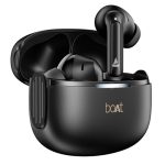 Boat Airdopes 219, 4Mics ENx, 40H Battery, Best in Segment for Calling, Stream Ad Free Music via App Support, Bluetooth Earbuds, TWS Ear Buds Wireless Earphones with mic (Carbon Black)