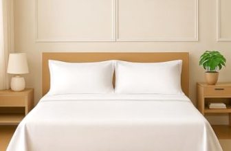 Symbol Premium 100% Pure Cotton Soft Bedsheet for Double Bed – King Size (108×108 inches) with 2 Pillow Covers (27×17 inches) | 400 Threadcount