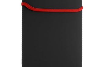 GIZGA Club-laptop Neoprene Reversible for 15.6-inches Laptop Sleeve – Black-Red