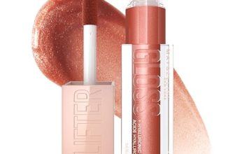 Maybelline New York Smooth And Non-sticky Lifter Gloss – Topaz | Tinted Lip Gloss With Hyaluronic Acid for Hydrated & Plump Lips | Non-Sticky application | Long-lasting Fuller & Lifted Look | 5.4ml
