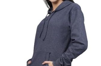 Style Quotient Women Navy Blue Hooded Oversized Sweatshirt