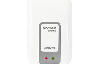 Hindware Smart Appliances Compacto 3 Litre Instant water heater with Stainless Steel Tank, Robust Construction, Pressure Relief Valve And I-thermostat Feature (White And Grey)