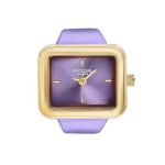 Sonata Poze 7 Analog Purple Dial Golds heet Metal Ring Strap Watch for Women – SP80143KM03W