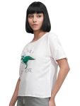 Tokyo Talkies Women Regular Short Sleeve T-Shirts TTTP010146 Multicolor S