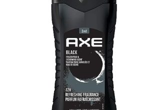 Axe Black 3 In 1 Body, Face & Hair Wash For Men, Long-Lasting Refreshing Frozen Pear & Cedarwood Fragrance For Up To 12Hrs, Natural Ingredients, Removes Odor & Bacteria, No Parabens, 250Ml