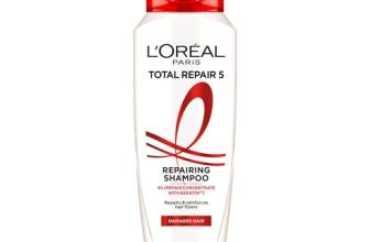L’Oreal Paris Shampoo, For Damaged And Weak Hair, With Pro-Keratin + Ceramide, Total Repair 5, 340Ml.