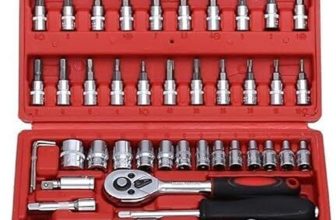 Flipkart SmartBuy Socket Tool Set 46 in 1 Bit Socket Wrench Tool Kit Set Goti Tools Set Ratchet Socket Set(Pack of 1)