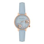 French Connection Leather Analog Gray Dial Women’s Watch-Fc21Be