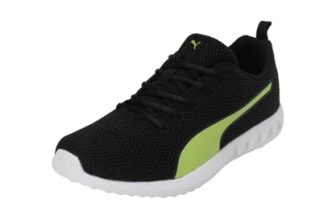 Puma Men’s Dwane Walking Shoe, Puma Black-Nrgy Yellow, 9