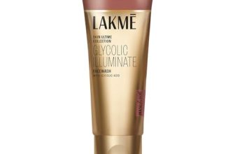 Lakme Glycolic Illuminate Facewash with Glycolic Acid | Glycolic Acid Face Wash for Exfoliating Dull Skin | Gentle Cleanser for Glowing Skin 100gm