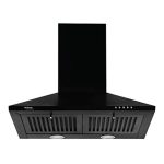 Hindware Smart Appliances | Marvia 60 cm Chimney | 1000 CMH | Pyramid | Push Button | Efficient Dual LED Lamps and Double Baffle Filter | 5 Yrs Warranty on Motor & 2 Yrs on Product (Black)