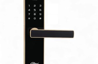 Godrej Smart Lock I Catus Connect I Digital Lock for Wooden Door | 5 in 1 Access I WiFi I Fingerprint I RFID Card I PIN Access I Mechanical Key I 3 Strong Locking Dead Bolts I Champagne Gold