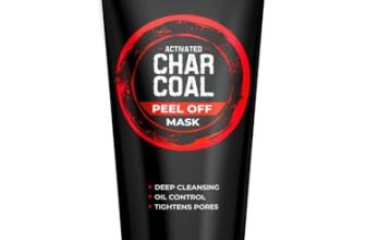 Beardo Activated Charcoal Peel Off Mask for Men, 100g | Charcoal Face Mask for Glowing Skin | Detoxing Facial Kit for Men | Peel Off Mask For Oily & Dirt free skin