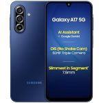 Samsung Galaxy A17 5G (Blue, 8GB RAM, 128GB Storage) | 50 MP No Shake Camera | Gemini Live | Circle to Search | Super AMOLED | Corning Gorilla Glass Victus | 7.5mm Sleek | AI