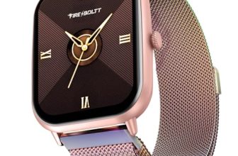 Fire-Boltt Ninja Call Pro Max Ultra Bluetooth Calling Smart Watch, 2.01″ HD Display, 120+ Sports Modes, Health Suite, AI Voice Assistance, SpO2 Smartwatch for Men & Women – Rainbow Link