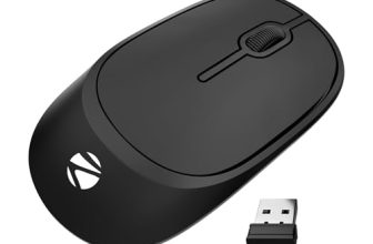 Zebronics Wireless Mouse, 2.4GHz, 1200 DPI, 3 Buttons, High Precision, Comfortable & Ergonomic Design, Lightweight, Power-Saving Mode, USB Nano Receiver (Dazzle 10, Black)