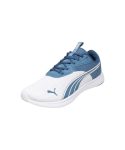 PUMA | Softride Vital Move Men’s Cushioned Running Shoes | White-Blue Horizon-Sea Glass | 10UK