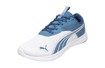 PUMA | Softride Vital Move Men’s Cushioned Running Shoes | White-Blue Horizon-Sea Glass | 10UK