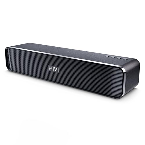 Mivi Fort H30 Portable Bluetooth Speakers Soundbar – [Newly launched] 30W Bluetooth Soundbar for Campus Life, 2.0 Channel, Sleek Design, 6 Hours Playtime, Multi-connectivity, Made in India